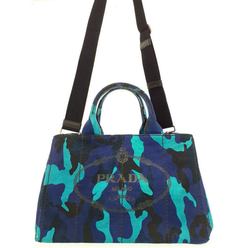 Prada Camouflage Canapa Bag Tote - Picture 2 of 9